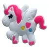 Nueva Decoración de Hebilla para Cordones de Unicornio Linda Flor de Zapato de PVC Hebilla de Zapato Flor de Zapato de Poni Arcoíris Hebilla de Zapato Desmontable DIY