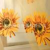 Decoración para el Hogar 2025 Nuevo Producto Transfronterizo Girasol Grande Impresión Offset Malla para Ventana Multicolores Opcionales Ventana Terminada