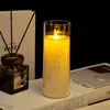 Luz de Vela Digital LED Tipo Bala Jantar à Luz de Velas Roteiro Layout de Atmosfera de Assassinato Adereços Vela com Controle Remoto Criativo