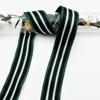 Em estoque Algodão mercerizado Listrado inter-cor Fita calça listra lateral roupa bolsa material para sapatos fio de algodão bolsa de cinto para bebê cinto