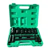 Conjunto de Soquetes Pneumáticos Estendidos de 15 Peças Conjunto de Soquetes 8-32mm Ferramenta de Soquete de Impacto para Reparo Automotivo Caixa de Ferramentas