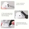 Escova de Limpeza para Fone de Ouvido Bluetooth de Segunda Geração Transfronteiriça, Caneta de Limpeza para Fone de Ouvido, Conjunto de Limpeza Multifuncional, Limpador de Teclado, Portátil