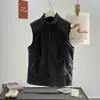 Chaleco deportivo para pareja de estilo montañés para exteriores, absorbente de humedad y transpirable, con forro de forro polar cálido, con cuello alto. 13671