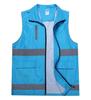 Colete de Voluntário Colete de Camada Dupla Uniforme de Grupo de Trabalho Roupas de Trabalho de Supermercado Logotipo Estampado de Voluntário Estilo Personalizado de Cintura Dupla