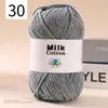 Ovillo de Hilo de Algodón Leche de 5 Hebras DIY Suéter para Muñeca Bufanda Sombrero Hilo de Algodón Algodón Material Transparente Fabricante de Hilo Venta al por Mayor