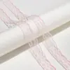 Suministro en Stock de Encaje de Poliéster No Elástico de 2.2 cm para Lencería DIY, Dobladillos de Faldas, Ropa y Accesorios de Decoración para Cortinas