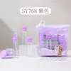 Lmltop Botellas Vacías de Viaje Sy768 Juego de 8 Botellas Botella con Atomizador de 50ml Botella Exprimidora Botellas Recargables para Cosméticos Venta al por Mayor