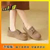 Mocasines Moda Con Cordones Zapatos Individuales Zapatos Birkenstock Para Mujer 2026 Otoño Nuevas Llegadas Suela Plana Versátil Persona Perezosa Slip-ons