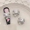 Celebridade da Internet Transfronteiriça Laço Amor Diamante Arte de Unha Joias Luz Luxo Brilho Doce Cool Liga Diamante Unha Acessórios de Diamante Atacado