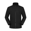 Chaqueta de algodón estilo cortavientos tres en uno de invierno con estampado de logotipo, equipo desmontable para clima frío, hecha a medida para grupos corporativos