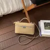 Bolsa Pequena Simples e Texturizada Estilo Coreano para Mulheres, Nova Tendência da Moda Primavera 2026 Bolsa Transversal de Cor Sólida, Bolsa Quadrada Pequena de Ombro Único