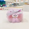 Llavero de felpa de monstruo elfo creativo hecho a mano, colgante lindo para bolso de estudiante, cadena para teléfono móvil, joya, regalo