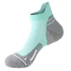 Meias esportivas profissionais, absorventes de choque, resistentes ao desgaste, resistentes a odores, meias para corrida de maratona, respiráveis, que absorvem o suor, antibacterianas, com sola em tecido atoalhado, meias de basquete