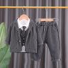 Vestido de un año Tesoro de hombre Primavera y Otoño Florista Boda Niños Pasarela Traje Británico Traje de Niños Nuevo Estilo 2022