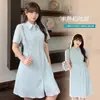 Vestido Largo Elegante Estilo Francés para Mujer, Tallas Grandes, Cuello Polo, Cintura Ajustada, para la Hora del Té en Verano, Vestido Adelgazante para Mujeres Tallas Grandes 63475