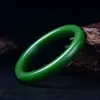 Fabricantes de pulseras de cristal al por mayor pulsera de jaspe ruso de alta calidad pulsera de jaspe de jade Hetian imitación bienestar