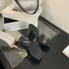 Chanclas de Plataforma Impermeables Transparentes de Tira Única para Mujer Verano Tacón Grueso Punta Cuadrada Sandalias de Exterior Moda Estilo Versátil