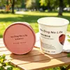Tazas de Papel Desechables para Helado de 16oz 500ml, Venta al por Mayor de Fábrica, Personalizadas con Diseños Impresos, Se Pueden Equipar con Tapas