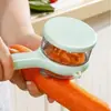 Nuevo pelador creativo tipo almacenamiento con caja de almacenamiento pelador cuchillo rallador tipo almacenamiento pelador de frutas y verduras para el hogar