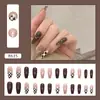 Explosões Vermelhas da Internet Puro Desejo Estilo Simples Usar Armadura Diariamente Manicure Branca Peças Europeias e Americanas Francesa Longa Armadura Removível