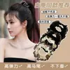 Diadema de Encaje a Cuadros Blanco y Negro Retro, Cuerda para Cabello Femenina de Cola de Caballo Alta, Alta Elasticidad y Sin Daño al Cabello, Diadema de Goma