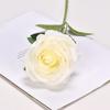 Una sola rosa de boda simulación flor de seda flor hogar hotel boda decoración flor falsa INS viento fabricantes al por mayor