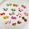 Accesorios para uñas helados donas súper lindos dopamina dulce accesorios de moda roja usar decoraciones de uñas al por mayor