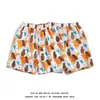 Pantalones cortos de flores de verano para hombre, holgados, de talla grande, de playa, de seda helada, de moda, para vacaciones
