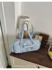 Bolso Verde Menta con Tachuelas Estilo Dulce Coreano Estilo Ligero Asiático Anime Bolso de Hombro para Fiesta de Estudiantes Compras