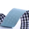 Cinta de Cuadros Grandes Bicolor Coreana para Adornos de Cabello DIY, Lazos, Accesorios de Ropa, Sombrero de Paja, Zapatos, Flores, Cinta para Embalaje