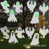 Plato colgante para patio, diseño de fantasma blanco de Halloween, para exteriores, gran oferta transfronteriza