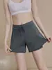 Pantalones Cortos Deportivos de Verano para Mujer, Seda Helada de Secado Rápido, Talla Grande de Corte Holgado, Pantalones Cortos para Correr y Fitness, Pantalones de Yoga Anti-Vergüenza para Uso al Aire Libre