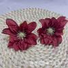 Flor de Dalia Cabeza de Crisantemo Artificial Corsage para Manualidades Sombrero Flor Artificial Decoración de Boda Venta al por Mayor Flor Falsa Celebración de Boda Grande