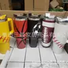 Taza Térmica Serie Béisbol 40 oz Acero Inoxidable 304 Asa con Popote para Coche Protección Frío Taza de Hielo