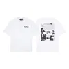 Erd Melancólico Rico Segunda Generación Nuevo Holgado Casual Belleza Tendencia Nicho Marca de Tendencia Estampado Cuello Redondo Manga Corta Colección de Camisetas para Hombres y Mujeres
