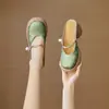 Meias-pantufas Baotou para Mulheres, Meias-pantufas de Verão para Mulheres, Sandálias para Usar na Rua, Sapatos Novo Estilo Chinês, Saltos Grossos e Saltos Altos