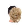 Comércio exterior europeu e americano Amazon flor botão bola cabeça anel de cabelo feminino invisível fofo natural bagunça preguiçosa falsa anel de cabelo moda
