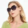 Nuevas gafas de sol para mujer, montura grande, cara fina, gafas Joker, anti-ultravioleta, para correr, puesto de gafas Jianghu, venta al por mayor, moda