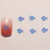 Mundo Oceânico Luminoso Desenho Animado Peixe Modelo Acessórios para Nail Art Resina Peças Pequenas Brincos DIY Decoração de Unhas Acessórios