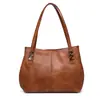Bolso de Hombro Transfronterizo de Gran Capacidad para Mujeres de Mediana Edad, Nuevo Modelo 2026, Bolso Simple Casual Debajo del Brazo, Bolso Tote de Moda para Viajar