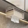 2025 Nuevo Estilo Caja de Almacenamiento de Toallas Debajo del Gabinete del Espejo Baño Toalla de Papel Inodoro Basura Toalla Estante de Almacenamiento