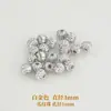 Acessórios DIY de ouro 14k retenção de cor forte contas de melão conta redonda pulseira de cordão pulseira colar contas soltas 50 contas material