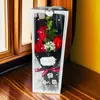 Caja de Regalo de Flor Eterna para el Día de la Madre Ramo de Rosas de Jabón Venta al por Mayor Clavel Flor Artificial Fábrica de Regalos de Alta Gama para Mamá