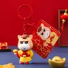 Colgante de Pony del Zodiaco del Caballo, Muñeco Lindo, Atrae Riqueza Inmediatamente, Llavero de Mochila para Pareja, Colgante Pequeño Atrae Fortuna de Año Nuevo