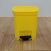 Cubo de basura doméstico de 10L tipo pedal con tapa y ranura, cocina, inodoro, baño, silencioso, caída lenta, fabricante de cubo de plástico