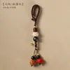 Chaveiro Criativo para Carro Pingente Corda Pendurada Wen Brincar Pingente Pendurado de Cobre Nó de Diamante Nó Plano Joia Artesanal Corda