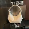 Bolsa de Axila Texturizada Estilo Retro para Commuter Feminino 2025 Nova Tendência Outono e Inverno Estilo Coreano Versátil Bolsa de Ombro Moda Bolsa Transversal