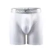 Ropa Interior Deportiva Profesional para Hombre Boxer Largo Anti-desgaste Piernas Seda de Hielo Hueco Transpirable Secado Rápido Pantalones Largos para Correr