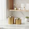 Bote para Té Baoding Cilindro de Papel de Aluminio de Aluminio Tamaño Pequeño Un Bote por Paquete Sellado con Tapa Bote Pequeño Personalizado de Papel para Té