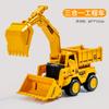 Excavadora para Niños Camión de Ingeniería Multifuncional Bulldozer Grúa Coche de Juguete Pequeño Bebé Volquete de Inercia Niño